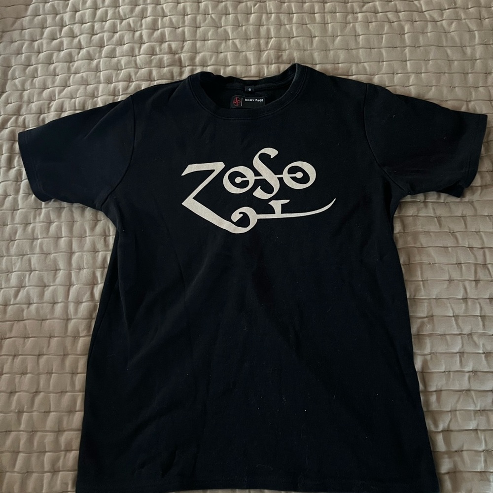Black Short Sleeve Tee Zoso/Led Zeppelin - Mens S
